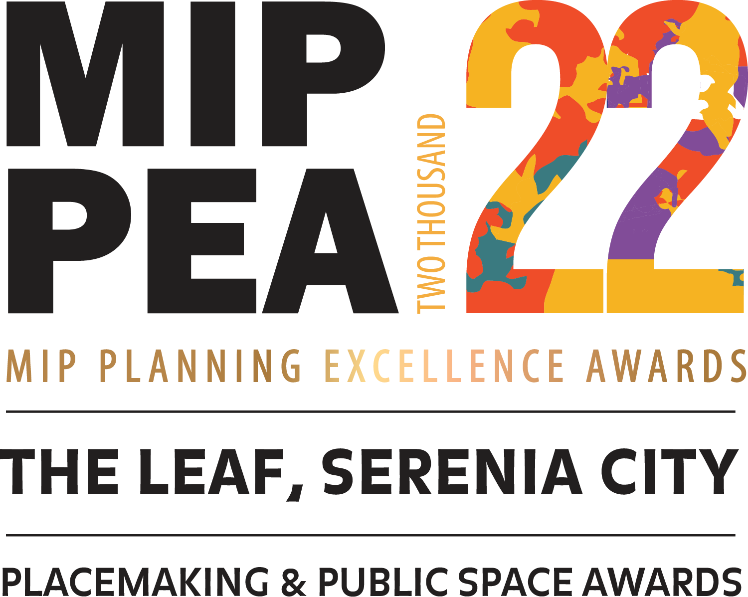 MIP PEA 2022 Award Logo - The Leaf, Serenia City