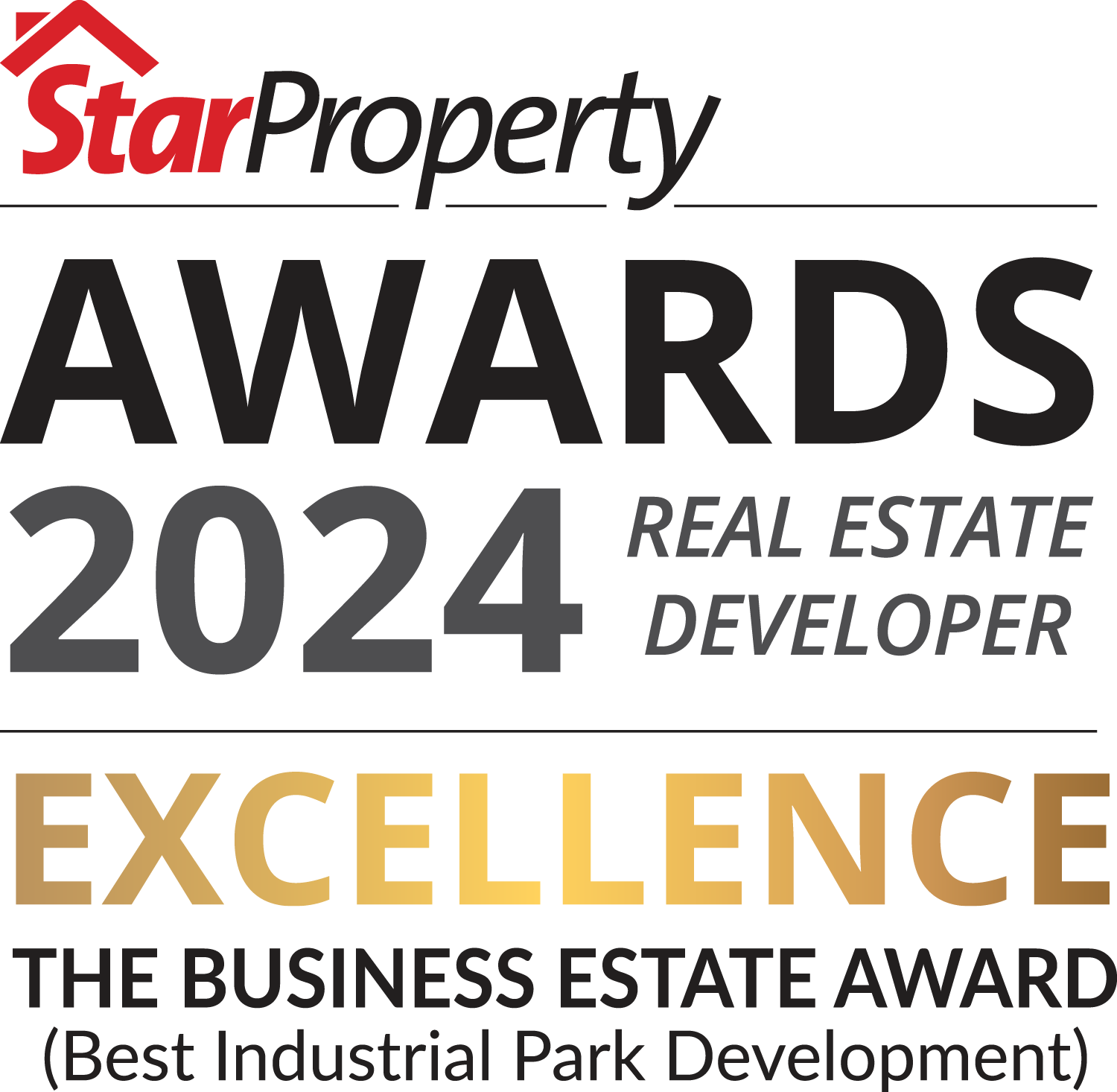StarProperty Awards 2024 Excellence Logo - The Business Estate Award